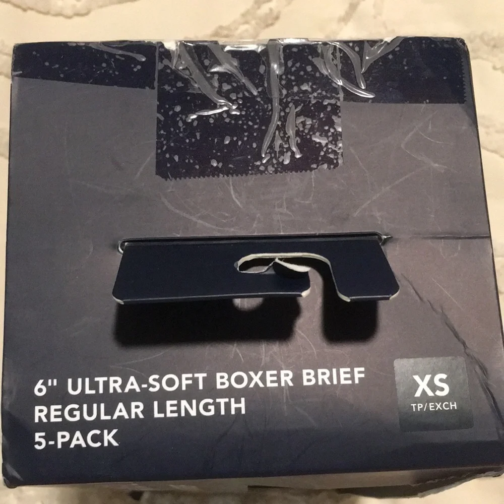 American Eagle Outfitters Men’s 5-Pack Blue & Gray Ultra-Soft Boxer Briefs